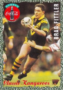 1995 Dynamic Coca-Cola Classic Kangaroos #5 Brad Fittler Front